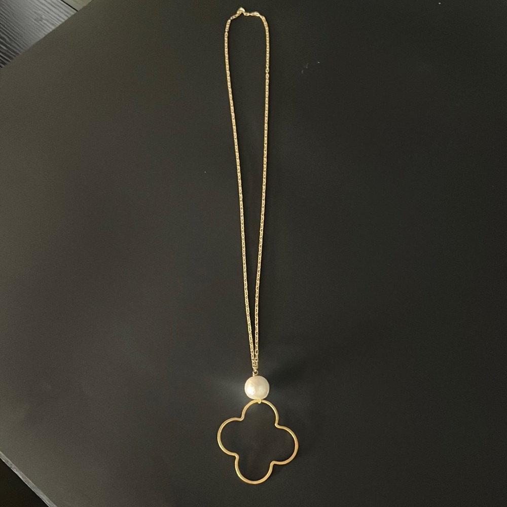 This clover is a good luck charm pair it with jeans or dress.